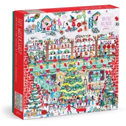 Galison Michael Storrings Toy Workshop 500 Piece Foil Puzzle