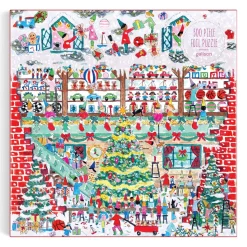 Galison Michael Storrings Toy Workshop 500 Piece Foil Puzzle