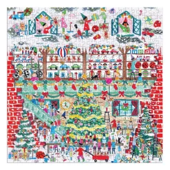 Galison Michael Storrings Toy Workshop 500 Piece Foil Puzzle