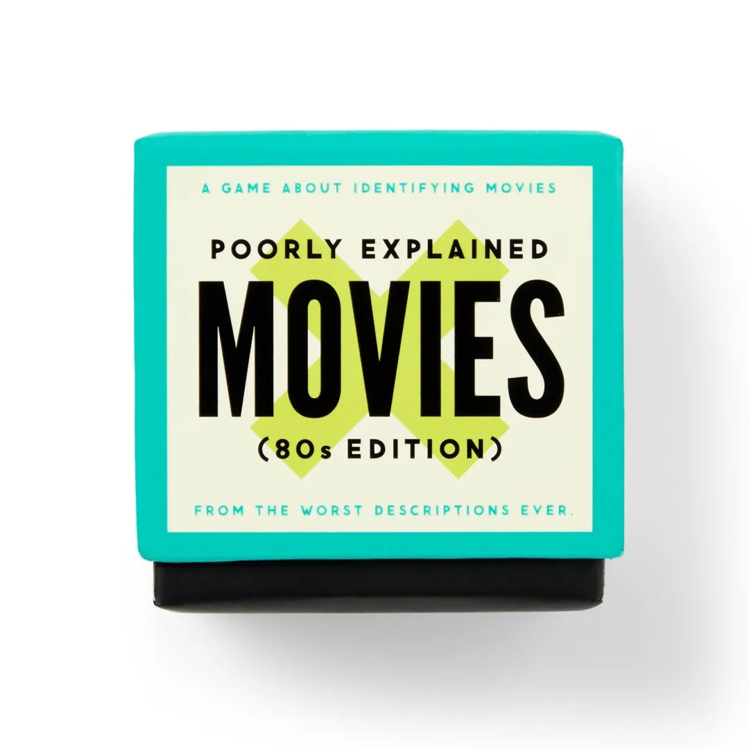 Galison Mini Poorly Explained Movies - 80s Edition