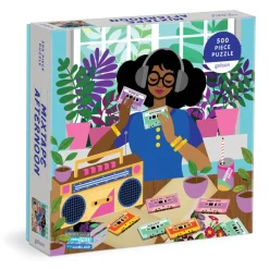 Galison Mixtape Afternoon 500 Piece Puzzle