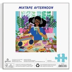 Galison Mixtape Afternoon 500 Piece Puzzle