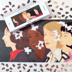 Galison MoMA Alex Katz Five Women 1000 Piece Panoramic Jigsaw Puzzle