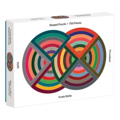 Galison MoMA Frank Stella 750 Piece Shaped Jigsaw Puzzle