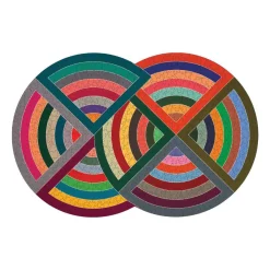 Galison MoMA Frank Stella 750 Piece Shaped Jigsaw Puzzle