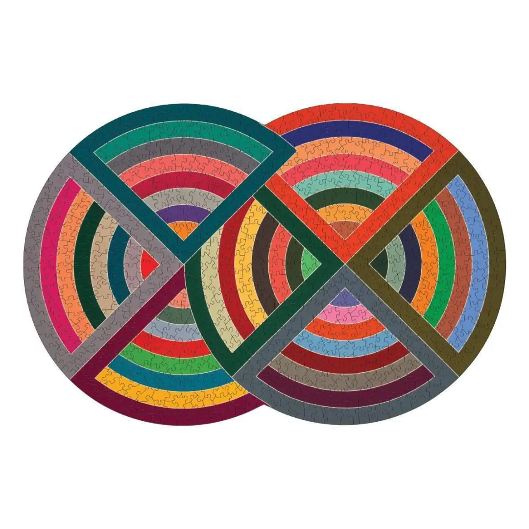 Galison MoMA Frank Stella 750 Piece Shaped Jigsaw Puzzle