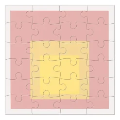 Galison MoMA Josef Albers Wood Jigsaw Puzzle Set