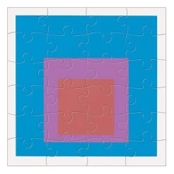 Galison MoMA Josef Albers Wood Jigsaw Puzzle Set