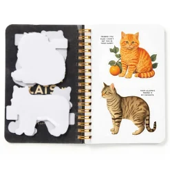 Galison Moody Cats Sticker Book