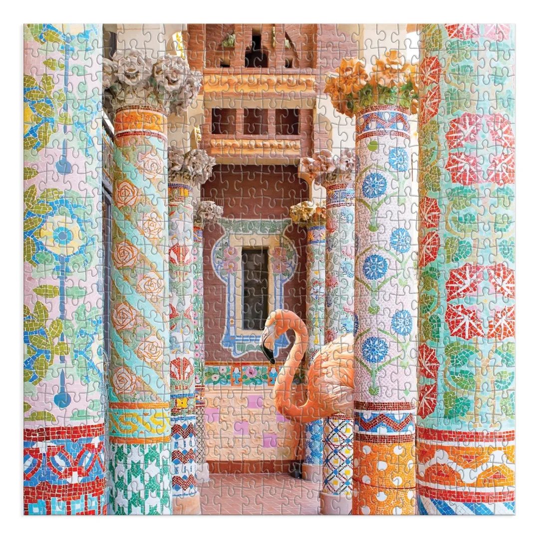 Galison Mosaic Hall 500 Piece Puzzle