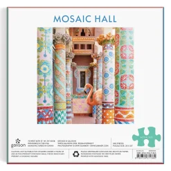 Galison Mosaic Hall 500 Piece Puzzle