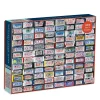 Galison Nantucket License Plates 1000 Piece Jigsaw Puzzle