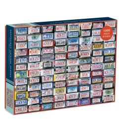 Galison Nantucket License Plates 1000 Piece Jigsaw Puzzle