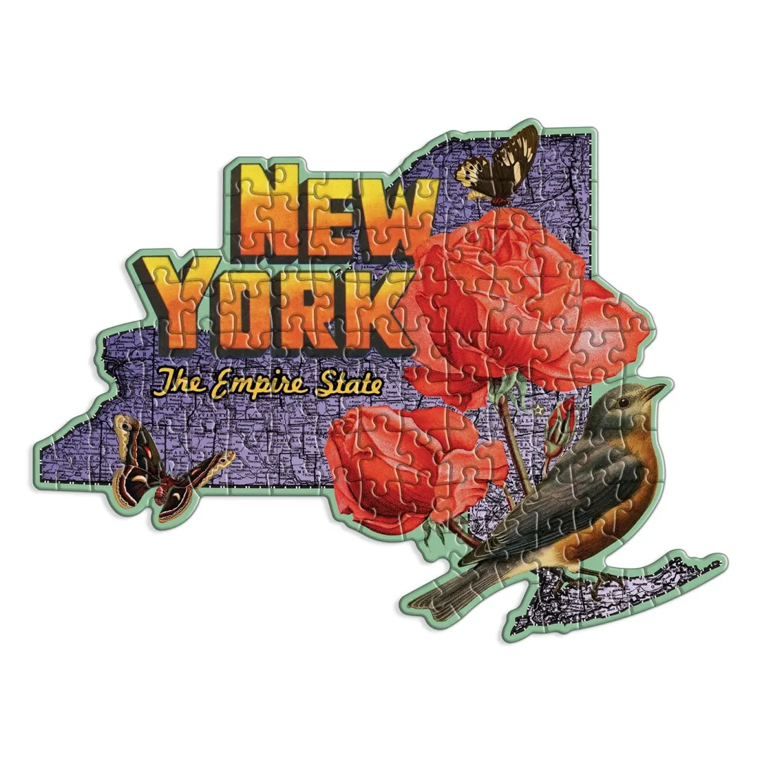 Galison New York Mini Shaped Jigsaw Puzzle