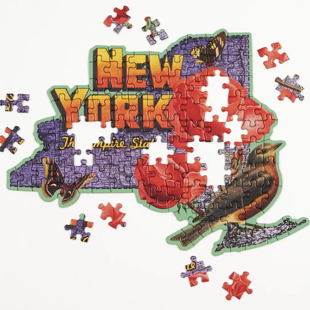 Galison New York Mini Shaped Jigsaw Puzzle