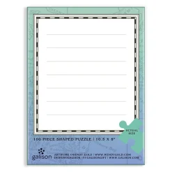 Galison New York Mini Shaped Jigsaw Puzzle