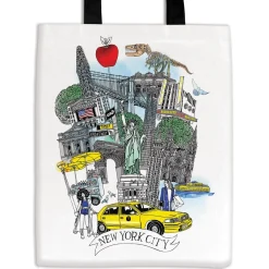 Galison NYC Canvas Tote Bag