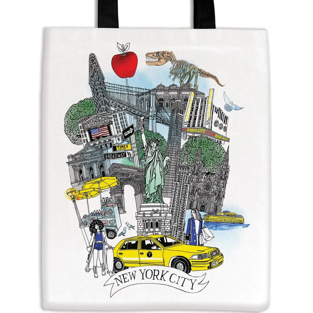 Galison NYC Canvas Tote Bag