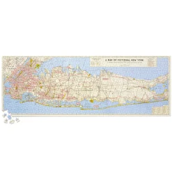 Galison NYC Map 1,000 Piece Panoramic Puzzle