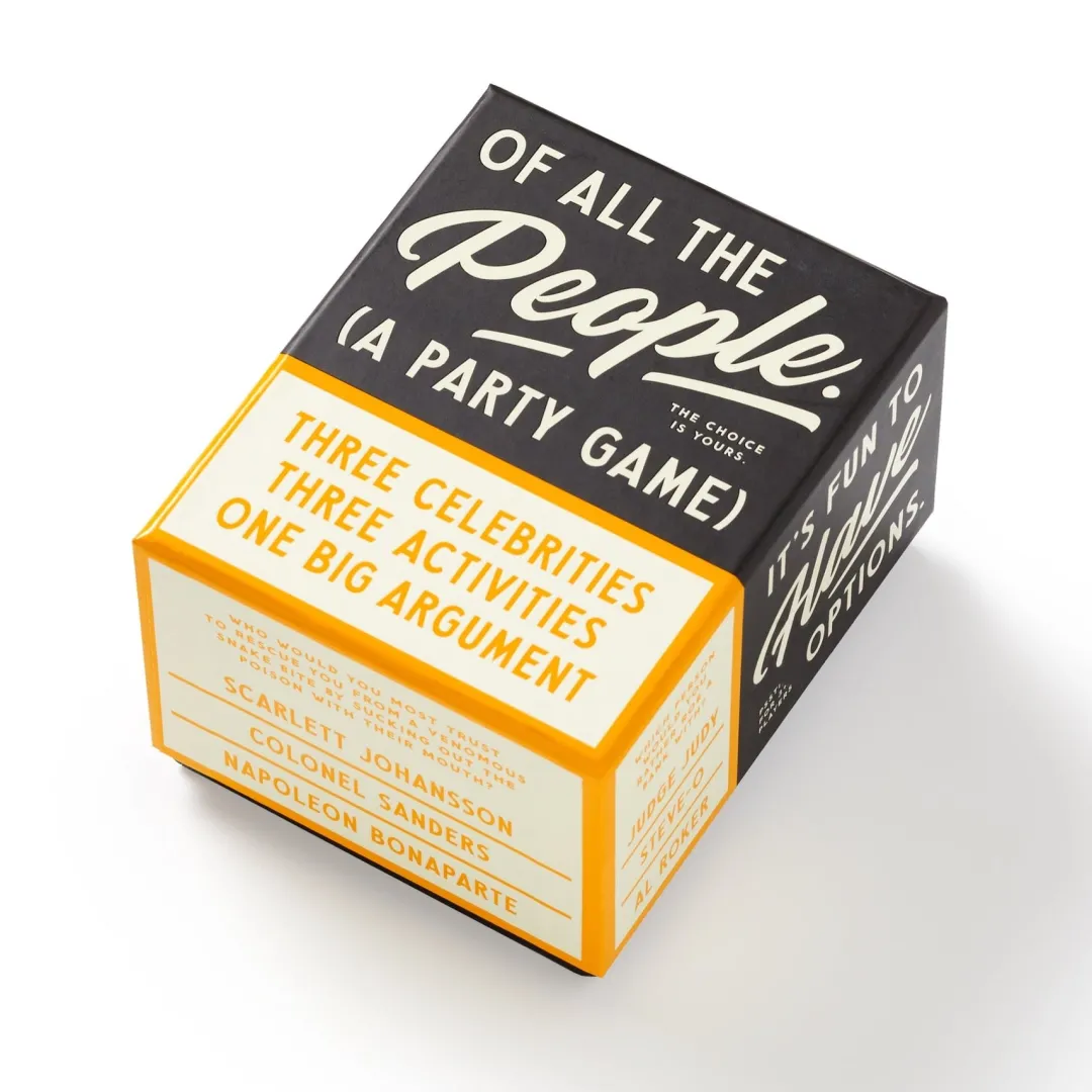 Galison Of All The People Social Game