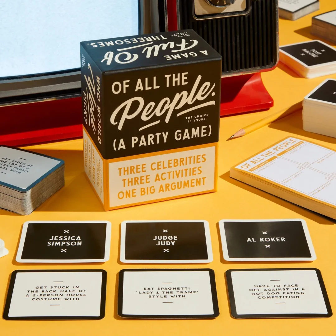 Galison Of All The People Social Game
