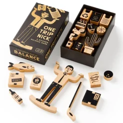 Galison One Trip Nick Wooden Balance Game