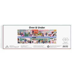 Galison Over & Under 1000 Piece Panoramic Puzzle