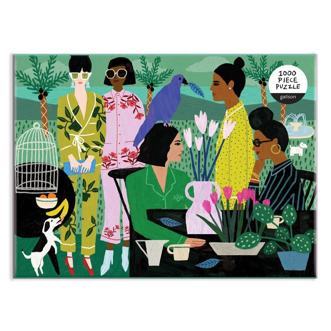 Galison Pajama Mamas 1000 Piece Jigsaw Puzzle
