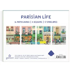 Galison Parisian Life Greeting Assortment Notecard Set
