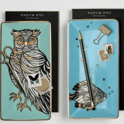 Galison PATCH NYC Owl Porcelain Tray