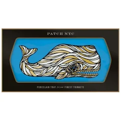 Galison Patch NYC Whale Porcelain Tray