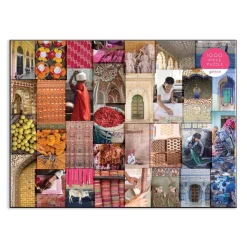 Galison Patterns of India: A Journey Through Colors, Textiles and the Vibrancy of Rajasthan 1000 Piece Jigsaw Puzzle