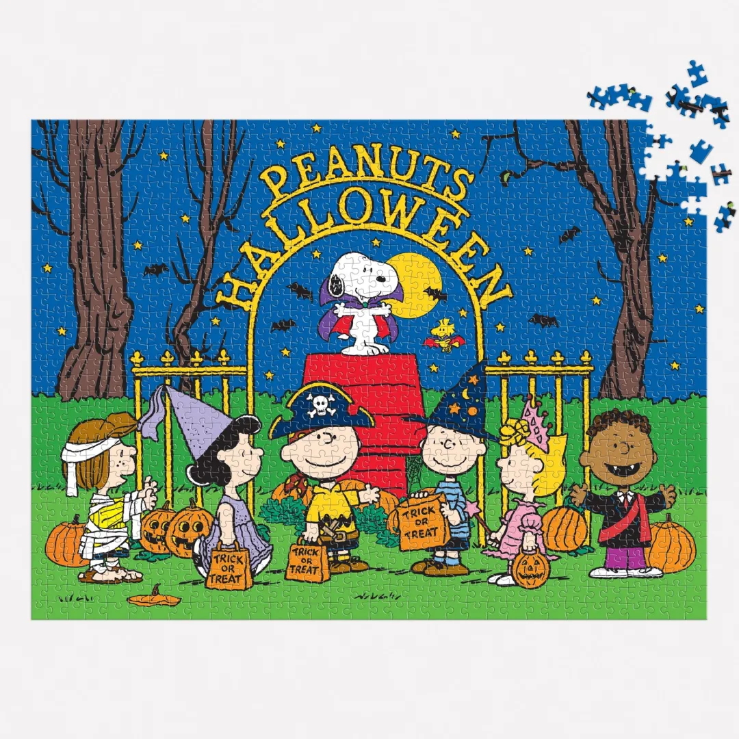 Galison Peanuts Halloween 1000 Piece Puzzle