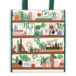 Galison Plant Shelfie Reusable Shopping Bag