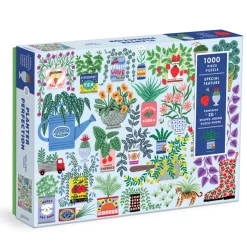 Galison Planter Perfection 1000 Piece Puzzle with Shaped Pieces