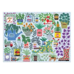 Galison Planter Perfection 1000 Piece Puzzle with Shaped Pieces