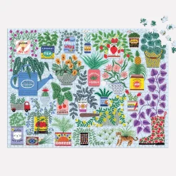 Galison Planter Perfection 1000 Piece Puzzle with Shaped Pieces