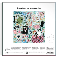 Galison Purrfect Accessories 500 Piece Foil Puzzle