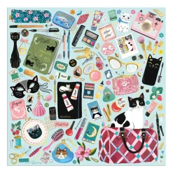 Galison Purrfect Accessories 500 Piece Foil Puzzle