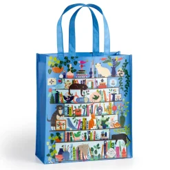 Galison Purrfect Nook Reusable Shopping Bag
