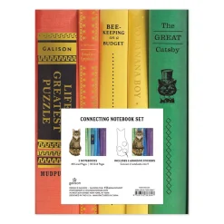 Galison Queen of the Stacks Connecting Notebook Set