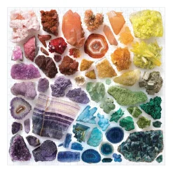 Galison Rainbow Crystals 500 Piece Jigsaw Puzzle