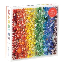 Galison Rainbow Marbles 500 Piece Jigsaw Puzzle