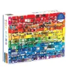 Galison Rainbow Toy Cars 1000 Piece Jigsaw Puzzle