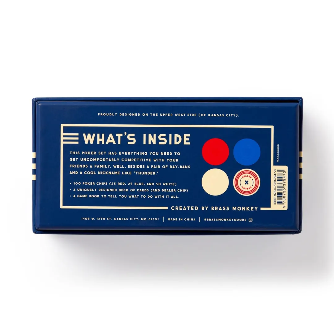 Galison Raise The Stakes Poker Game Set