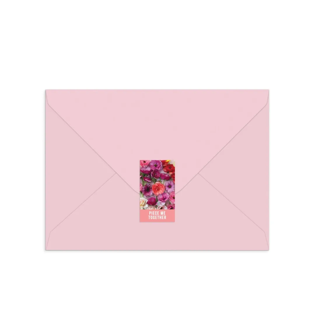 Galison Ranunculus Greeting Card Puzzle