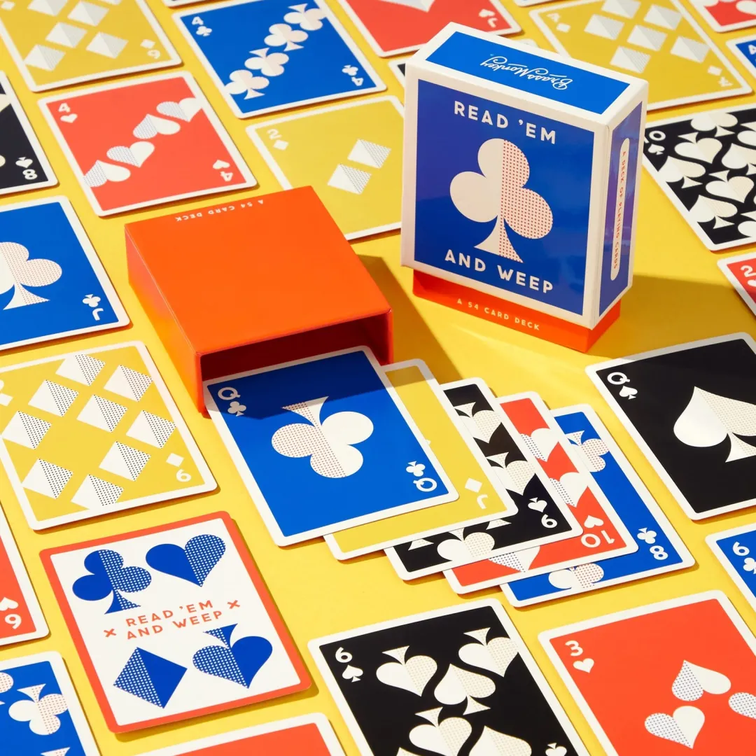 Galison Read 'Em and Weep Playing Card Set