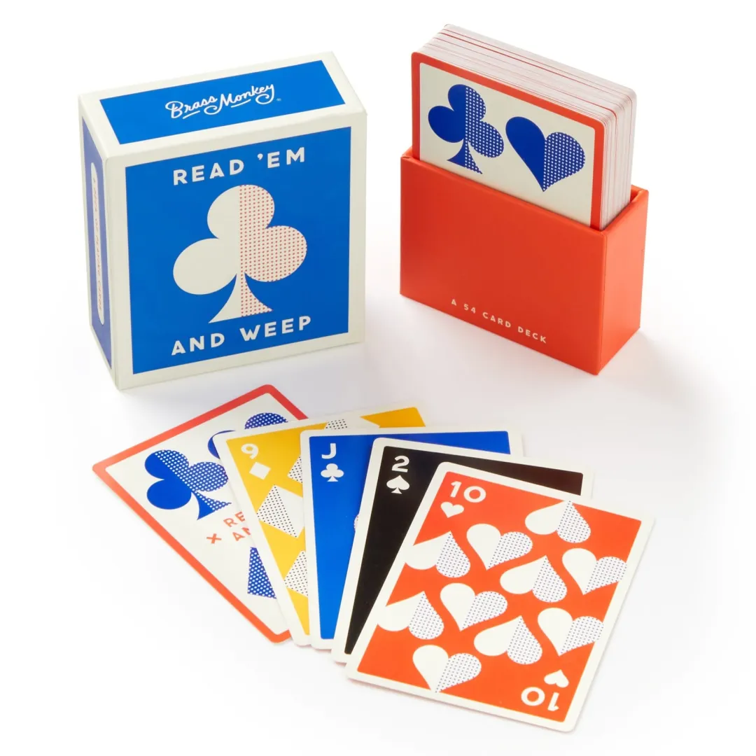 Galison Read 'Em and Weep Playing Card Set