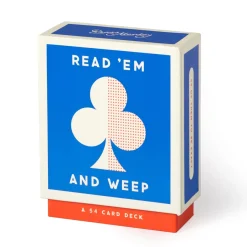 Galison Read 'Em and Weep Playing Card Set