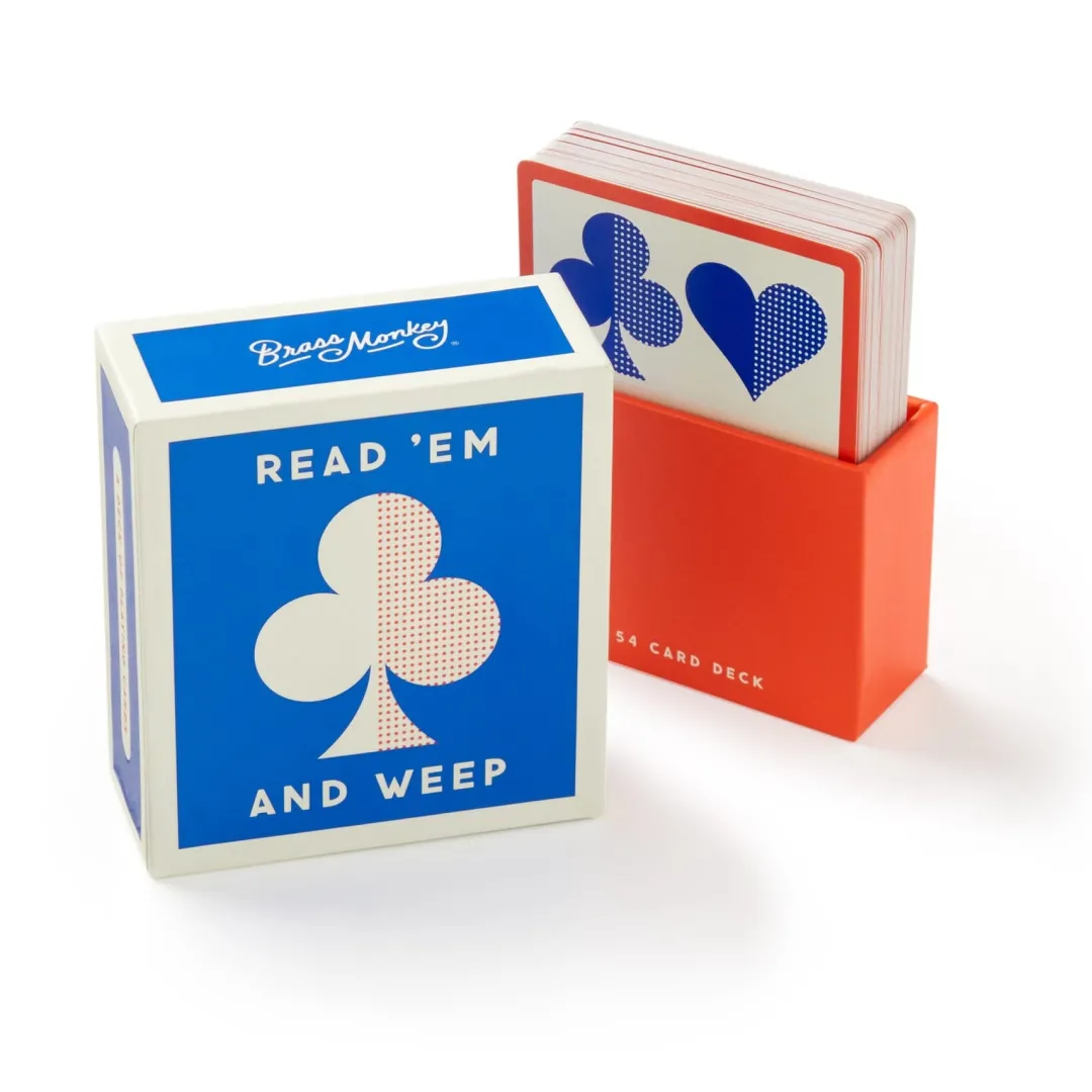 Galison Read 'Em and Weep Playing Card Set